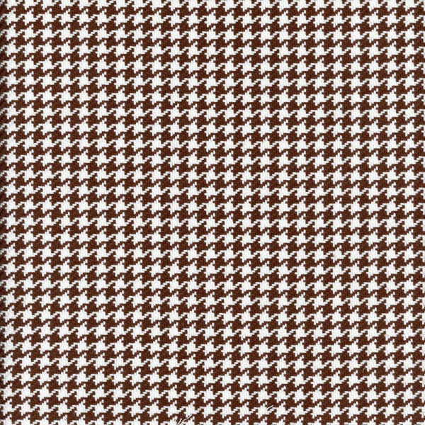 9x9 Memo Houndstooth : Chocolate
