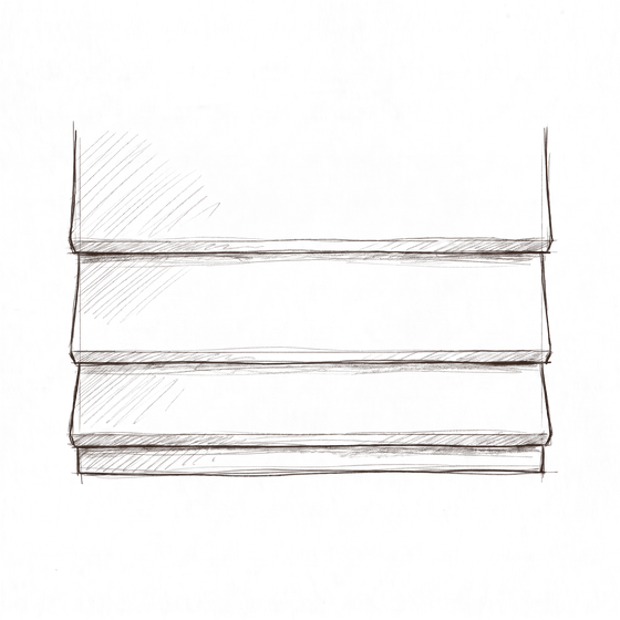 Flat fold sketch