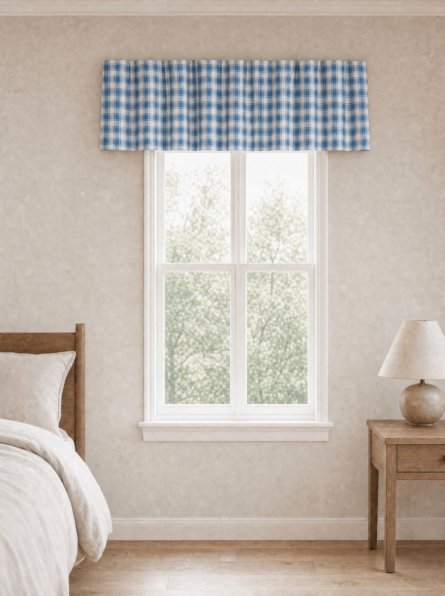 Dunlin : Harbor Blue — the bedroom